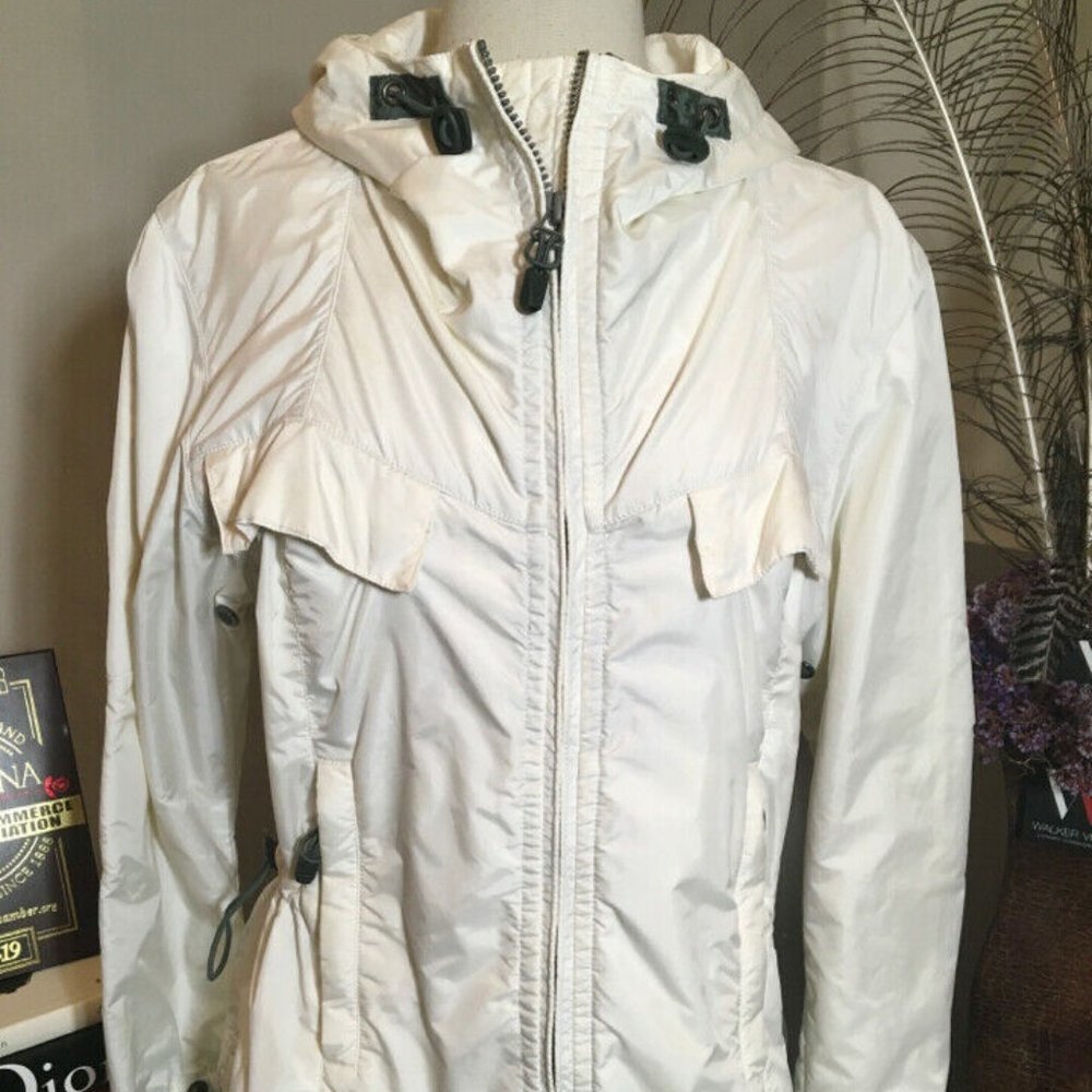 JS Jet Set Size 1 White Nylon Utility Jacket